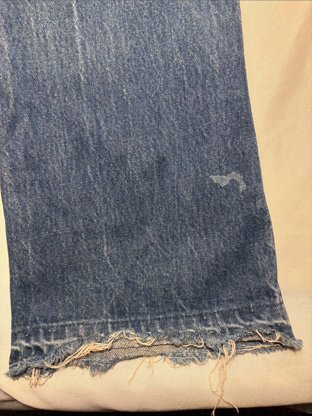VINTAGE Levi's Jeans Size 33 36 20517-0217 Orange Tab Straight Leg - Picture 15 of 16